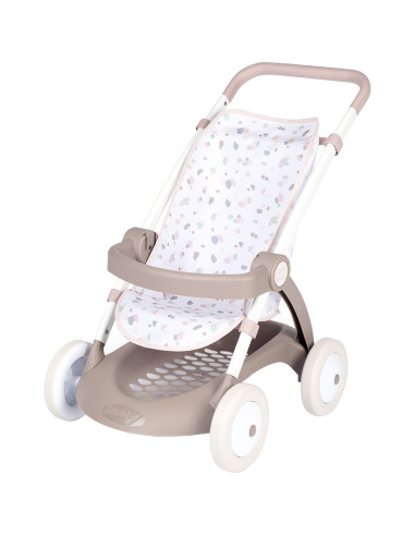 S7600254018,Carucior sport pentru papusi Smoby Baby Nurse Poussette crem