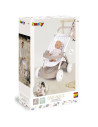S7600254018,Carucior sport pentru papusi Smoby Baby Nurse Poussette crem