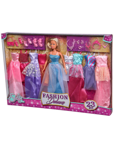S105733092,Papusa Simba Steffi Love Fashion Deluxe 29 cm cu accesorii