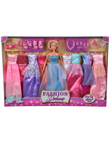 S105733092,Papusa Simba Steffi Love Fashion Deluxe 29 cm cu accesorii