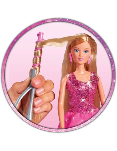 S105733323,Papusa Simba Steffi Love Hair Stylist 29 cm cu accesorii