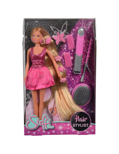 S105733323,Papusa Simba Steffi Love Hair Stylist 29 cm cu accesorii