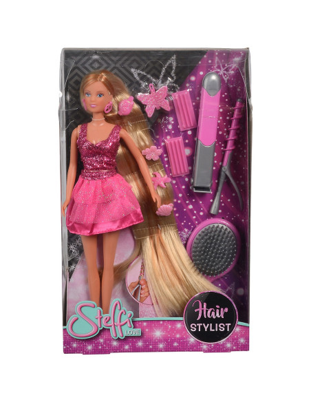 S105733323,Papusa Simba Steffi Love Hair Stylist 29 cm cu accesorii