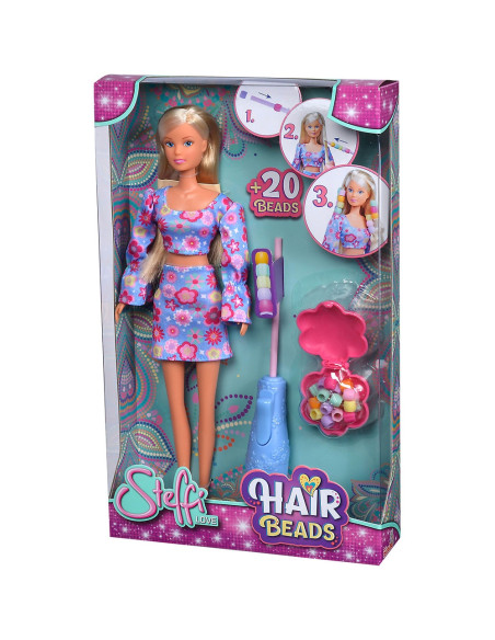 S105733652,Papusa Simba Steffi Love Hair Beads 29 cm cu accesorii
