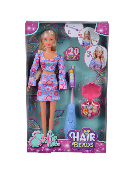 S105733652,Papusa Simba Steffi Love Hair Beads 29 cm cu accesorii