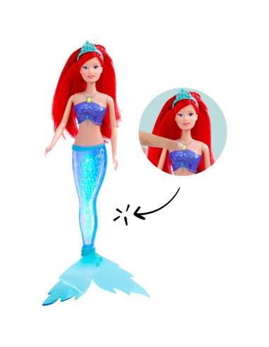 S105733656,Papusa Simba Steffi Love Sparkle Mermaid 29 cm cu lumini