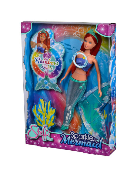 S105733656,Papusa Simba Steffi Love Sparkle Mermaid 29 cm cu lumini