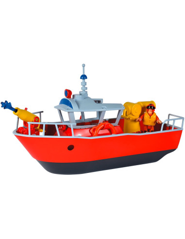 S109252580038,Barca Simba Fireman Sam Titan Fireboat 32 cm cu figurina si accesorii