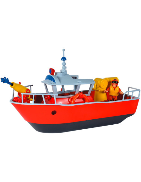 S109252580038,Barca Simba Fireman Sam Titan Fireboat 32 cm cu figurina si accesorii