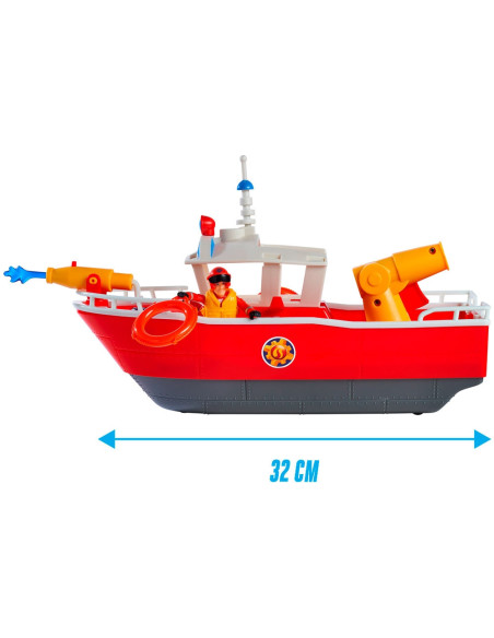 S109252580038,Barca Simba Fireman Sam Titan Fireboat 32 cm cu figurina si accesorii