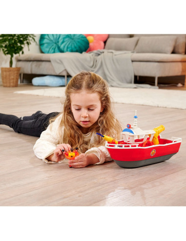 S109252580038,Barca Simba Fireman Sam Titan Fireboat 32 cm cu figurina si accesorii