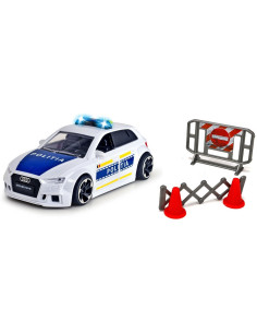 S203713016028,Masina de politie Dickie Toys Audi RS3 1:32 15 cm cu lumini, sunete si accesorii 2