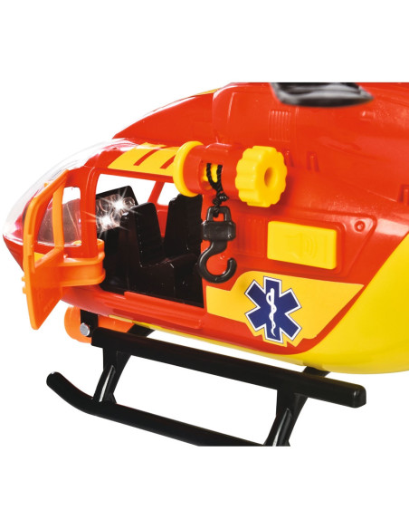 S203716024,Elicopter de salvare Dickie Toys Airbus H145 1:36 36 cm cu lumini si sunete