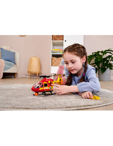 S203716024,Elicopter de salvare Dickie Toys Airbus H145 1:36 36 cm cu lumini si sunete