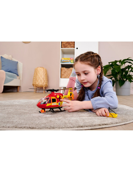 S203716024,Elicopter de salvare Dickie Toys Airbus H145 1:36 36 cm cu lumini si sunete