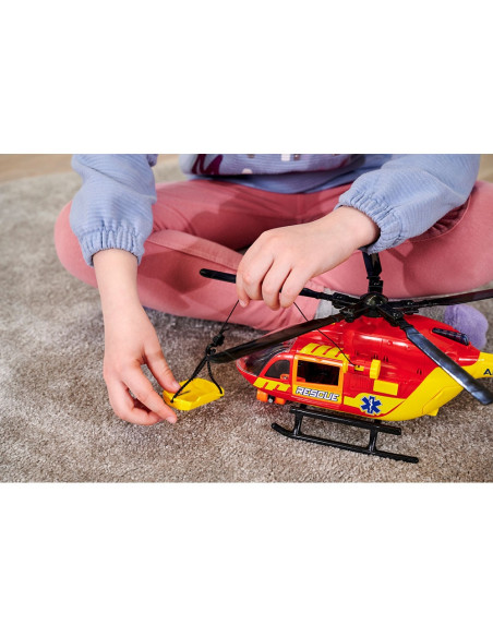S203716024,Elicopter de salvare Dickie Toys Airbus H145 1:36 36 cm cu lumini si sunete