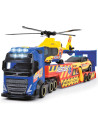 S203717005,Set Dickie Toys Rescue Transporter 40 cm cu camion, masina, elicopter si accesorii