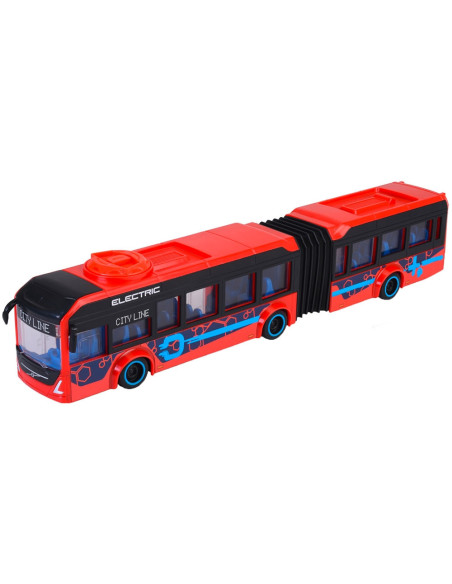 S203747015,Autobuz Dickie Toys Volvo City Bus 40 cm rosu