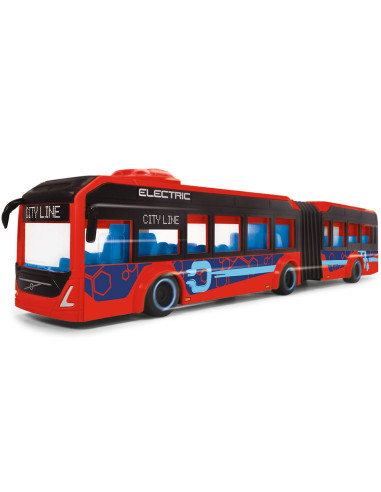 S203747015,Autobuz Dickie Toys Volvo City Bus 40 cm rosu