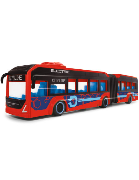 S203747015,Autobuz Dickie Toys Volvo City Bus 40 cm rosu