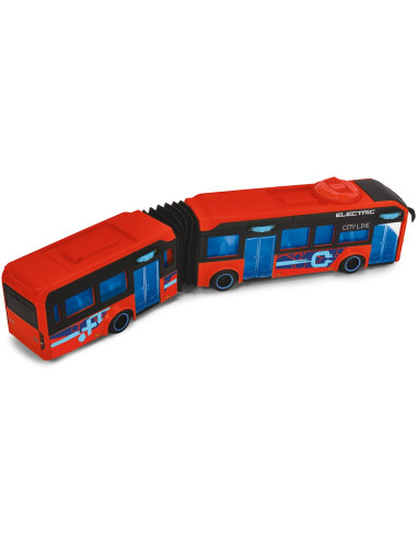 S203747015,Autobuz Dickie Toys Volvo City Bus 40 cm rosu