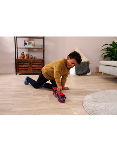 S203747015,Autobuz Dickie Toys Volvo City Bus 40 cm rosu