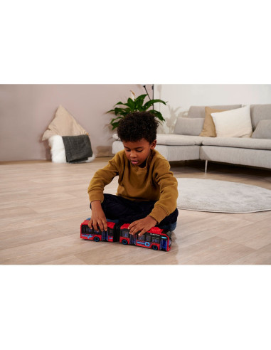 S203747015,Autobuz Dickie Toys Volvo City Bus 40 cm rosu