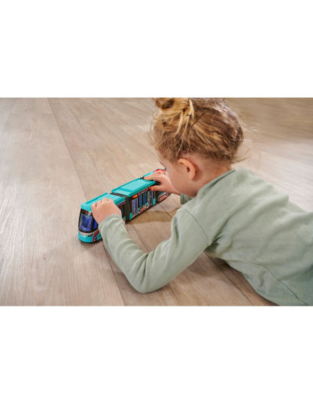 S203747016,Tramvai Dickie Toys Siemens City Tram 41,5 cm albastru