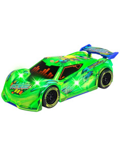 S203763009,Masina Dickie Toys Speed Tronic 20 cm verde cu lumini si sunete