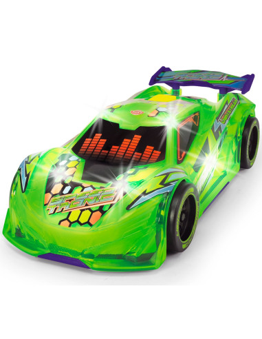 S203763009,Masina Dickie Toys Speed Tronic 20 cm verde cu lumini si sunete