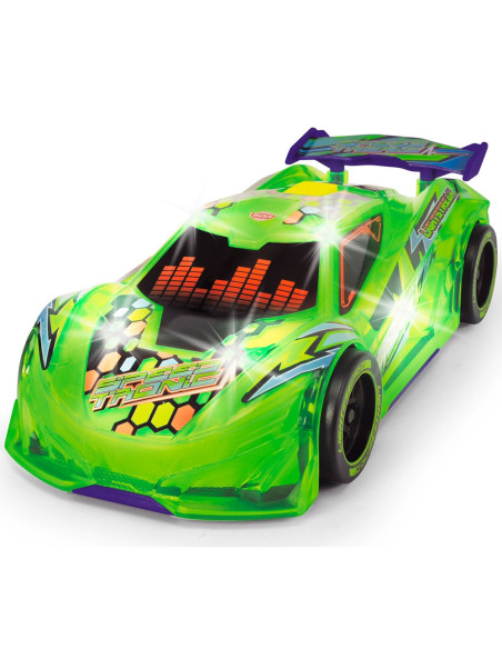 S203763009,Masina Dickie Toys Speed Tronic 20 cm verde cu lumini si sunete