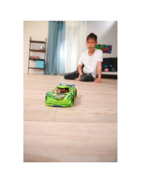 S203763009,Masina Dickie Toys Speed Tronic 20 cm verde cu lumini si sunete