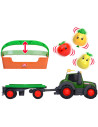 S204115006,Tractor Simba ABC Freddy Fruit Trailer 30 cm cu lumini, sunete si accesorii