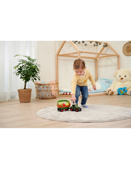 S204115006,Tractor Simba ABC Freddy Fruit Trailer 30 cm cu lumini, sunete si accesorii