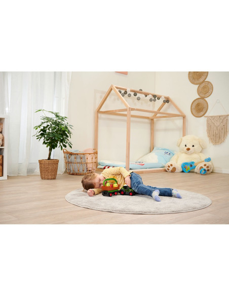 S204115006,Tractor Simba ABC Freddy Fruit Trailer 30 cm cu lumini, sunete si accesorii