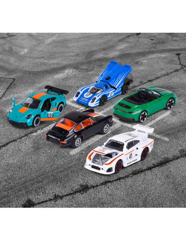 S212053172,Set Majorette Porsche Motorsport cu 5 masinute