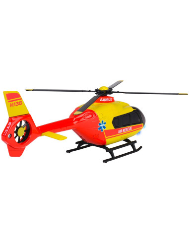 S213713002,Elicopter de salvare Majorette Airbus H135 cu lumini si sunete