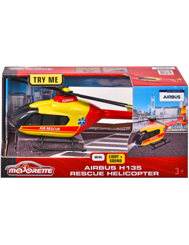 S213713002,Elicopter de salvare Majorette Airbus H135 cu lumini si sunete