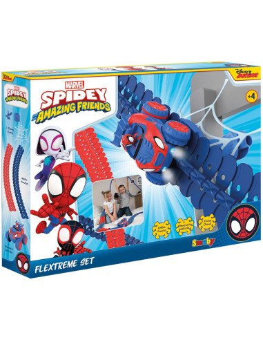 S7600180918,Pista Smoby Spidey FleXtreme Racetrack circuit de curse