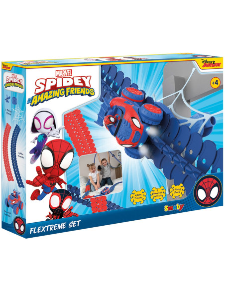S7600180918,Pista Smoby Spidey FleXtreme Racetrack circuit de curse
