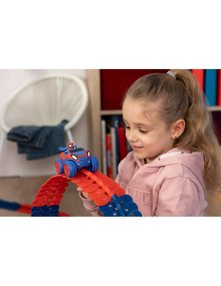S7600180918,Pista Smoby Spidey FleXtreme Racetrack circuit de curse