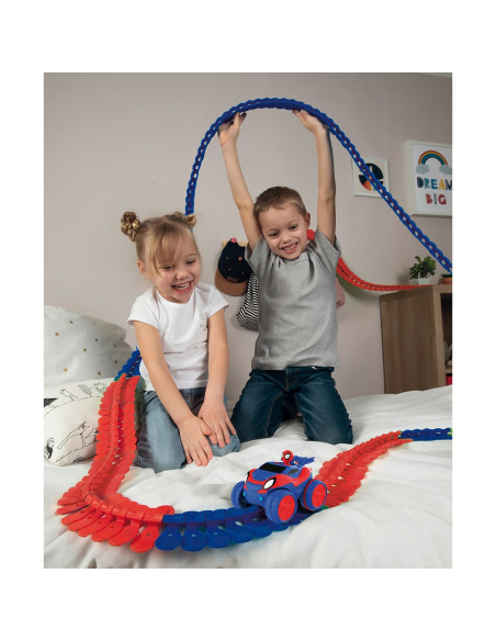 S7600180918,Pista Smoby Spidey FleXtreme Racetrack circuit de curse