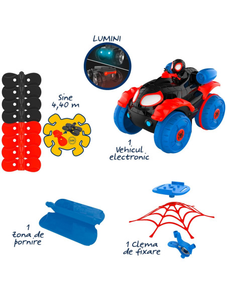 S7600180926,Pista Smoby Spidey FleXtreme Set Spin circuit de curse