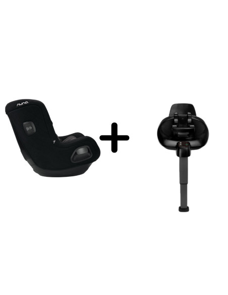 BB-CS14910CVRGLSET,Nuna - Set Scaun auto rotativ i-Size TODL next Caviar, 40-105 cm + Baza isofix BASE next i-Size pentru TODL n