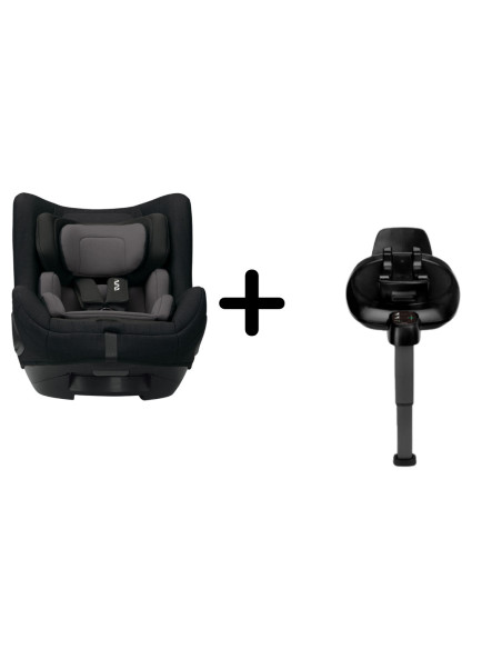 BB-CS14910CVRGLSET,Nuna - Set Scaun auto rotativ i-Size TODL next Caviar, 40-105 cm + Baza isofix BASE next i-Size pentru TODL n