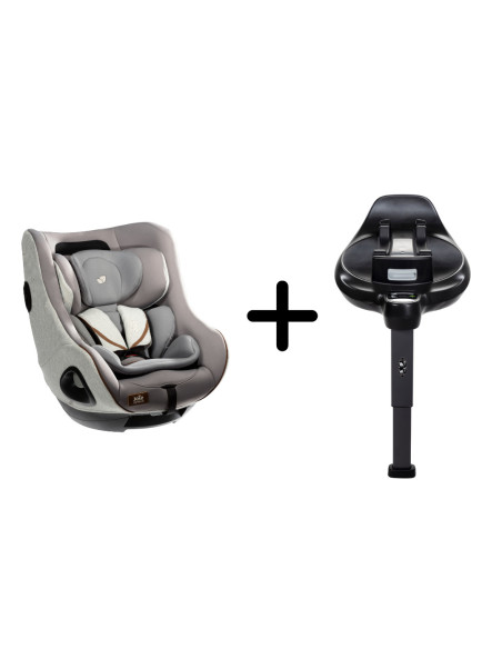 BB-C2104AAOYS000SET,Set scaun auto rotativ i-Size i-Harbour Signature Oyster, 40-105 cm + Baza i-Size i-Base Encore, testat ADAC