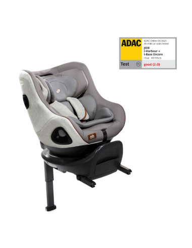 BB-C2104AAOYS000SET,Set scaun auto rotativ i-Size i-Harbour Signature Oyster, 40-105 cm + Baza i-Size i-Base Encore, testat ADAC
