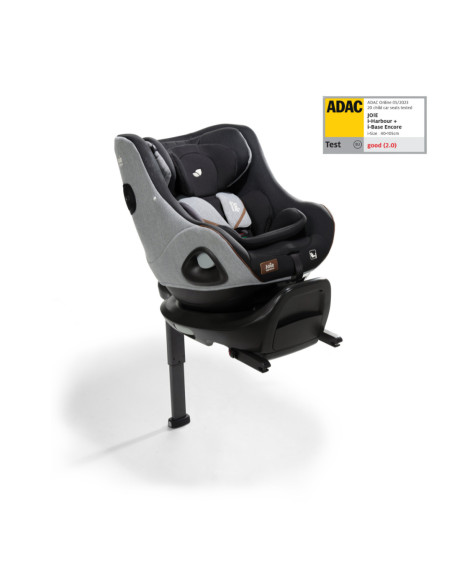 BB-C2104AACBN000SET,Set scaun auto rotativ i-Size i-Harbour Signature Carbon, 40-105 cm + Baza i-Size i-Base Encore, testat ADAC