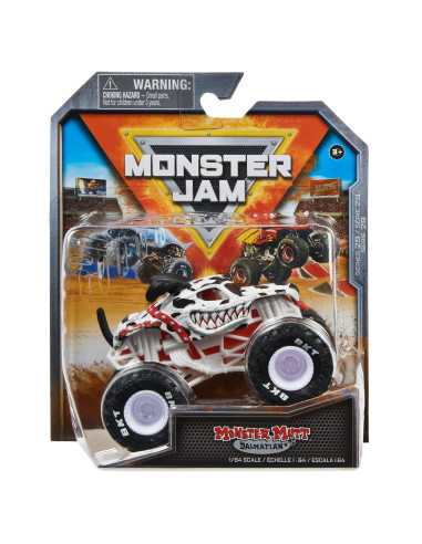 6044941_20141162,Monster Jam Masinuta Metalica Monster Mutt Dalmatian Scara 1 La 64