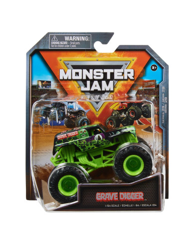 6044941_20141160,Monster Jam Masinuta Metalica Grave Digger Scara 1 La 64